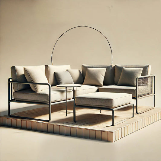 Sofa Sets by MFI with metal frames and primium upholstry